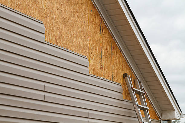 Professional Emergency Siding Repair technician working in Newport, MN